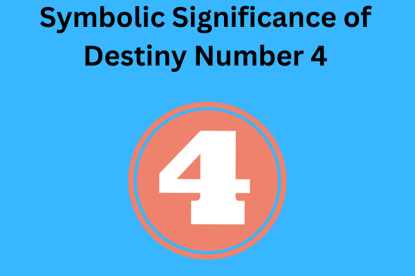Symbolic Significance of Destiny Number 4